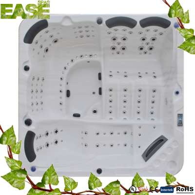 factory direct sale high quality combo massage whirlpool hot spa bathtub center drain with CE SAA approved